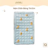  Nệm Trẻ Em Chần Bông Khang Home BabySafety An Toàn Giấc Ngủ Cho Bé Sơ Sinh Size 65x105cm, 80x125 