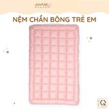  Nệm Trẻ Em Chần Bông Khang Home BabySafety An Toàn Giấc Ngủ Cho Bé Sơ Sinh Size 65x105cm, 80x125 