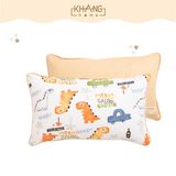  Gối Trẻ Em Tiện Lợi Khang Home Ruột Lông Vũ  ( Microfiber)Êm Mềm, Kháng Khuẩn 30x50cm 