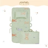 Túi Nệm Cho Bé Đi Học Vải Tencel Khang Home - Chần Bông Thiên Nhiên Mềm Mát, Nhỏ Gọn, Tiện Lợi, Bé Say Giấc An Toàn Ở M