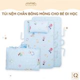  Túi Nệm Mỏng Cho Bé Đi Học Khang Home - Chần Bông Thiên Nhiên, Mỏng Nhẹ, Tiện Lợi, Bé Say Giấc An Toàn Ở Mọi Nơi 