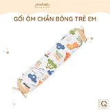  Gối Ôm Trẻ Em Khang Home - Chất Liệu 100% Vải Cotton Thiên Nhiên Thoáng Mát, An Toàn Cho Bé 