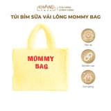 Túi Bỉm Sữa Vải Lông Mommy Bag Khang Home