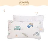  Gối Trẻ Em Tiện Lợi Khang Home Ruột Lông Vũ  ( Microfiber)Êm Mềm, Kháng Khuẩn 30x50cm 