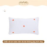  Gối Nằm Vải Xô Muslin Thêu Trái Bí Phiên Bản Halloween Cao Cấp KhangHome Thoáng Khí, Thấm Hút Nâng Niu Giấc Ngủ Của Bé 