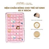  Nệm Trẻ Em Chần Bông Khang Home BabySafety An Toàn Giấc Ngủ Cho Bé Sơ Sinh Size 65x105cm, 80x125 