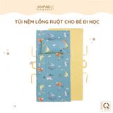  Túi Nệm Lồng Ruột Bông Cho Bé Đi Học Khang Home - Chần Bông Thiên Nhiên, Tiện Lợi, Bé Say Giấc An Toàn Ở Mọi Nơi 