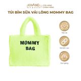 Túi Bỉm Sữa Vải Lông Mommy Bag Khang Home