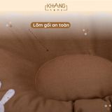 Gối Nằm Định Hình Đầu Thêu Hình Thú Cho Bé Khang Home