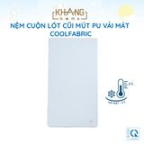  Nệm Cuộn Lót Cũi Mút PU Vải Mát CoolFabric Chần Bông Chống Thấm Khang Home - Gọn Nhẹ, Giải Nhiệt, An Toàn Cho Bé 