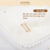Mền Lông Tuyết Khang Home - Chất Vải Lông Mềm Mại, Giữ Ấm Cho Bé