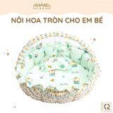 Nôi Hoa Vải Trẻ Em Khang Home Tiện Lợi Và An Toàn Cho Trẻ Sơ Sinh