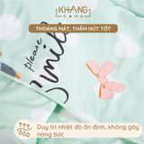 Túi Nệm Cho Bé Đi Học Vải Tencel Khang Home - Chần Bông Thiên Nhiên Mềm Mát, Nhỏ Gọn, Tiện Lợi, Bé Say Giấc An Toàn Ở M