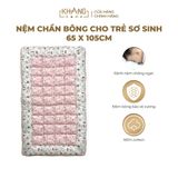  Nệm Trẻ Em Chần Bông Khang Home BabySafety An Toàn Giấc Ngủ Cho Bé Sơ Sinh Size 65x105cm, 80x125 