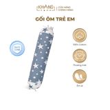 Gối Ôm Trẻ Em Khang Home - Chất Liệu 100% Vải Cotton Thiên Nhiên Thoáng Mát, An Toàn Cho Bé
