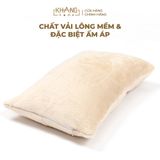 Gối Nằm Vải Lông Khang Home - Ấm Áp, Êm Ái Và An Toàn Cho Bé