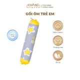 Gối Ôm Trẻ Em Khang Home - Chất Liệu 100% Vải Cotton Thiên Nhiên Thoáng Mát, An Toàn Cho Bé