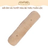 Gối Ôm Vải Tuyết Thêu Cao Cấp KhangHome Mềm Mại Cho Giấc Ngủ Của Bé Kích Thước 15x70cm
