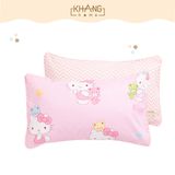  Gối Trẻ Em Tiện Lợi Khang Home Ruột Lông Vũ  ( Microfiber)Êm Mềm, Kháng Khuẩn 30x50cm 