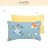  Gối Trẻ Em Tiện Lợi Khang Home Ruột Lông Vũ  ( Microfiber)Êm Mềm, Kháng Khuẩn 30x50cm 