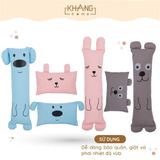Gối Ôm Trẻ Em Hoạt Hình Khang Home - 100% Cotton, Thoáng Mát, Êm Ái