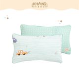  Gối Trẻ Em Tiện Lợi Khang Home Ruột Lông Vũ  ( Microfiber)Êm Mềm, Kháng Khuẩn 30x50cm 