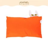 Gối Trẻ Em Hoạt Hình Ruột Lông Vũ ( Microfiber) Khang Home - An Toàn, Êm Ái Và Thoáng Mát Cho Bé 30x50cm