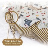 Nôi Hoa Vải Trẻ Em Khang Home Tiện Lợi Và An Toàn Cho Trẻ Sơ Sinh