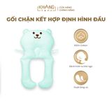 Gối Chặn Chữ U Kết Hợp Định Hình Đầu Cho Trẻ Sơ Sinh Khang Home - 100% Cotton, Êm Ái Cho Bé Ngủ An Toàn