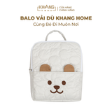  Balo Vải Dù Khang Home - Chống Thấm Nước, Cho Bé Đi Học, Đi Chơi 