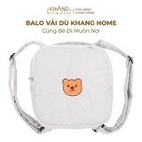  Balo Vải Dù Khang Home - Chống Thấm Nước, Cho Bé Đi Học, Đi Chơi 