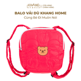 Balo Vải Dù Khang Home - Chống Thấm Nước, Cho Bé Đi Học, Đi Chơi