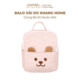 Balo Vải Dù Khang Home - Chống Thấm Nước, Cho Bé Đi Học, Đi Chơi