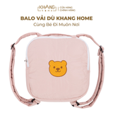  Balo Vải Dù Khang Home - Chống Thấm Nước, Cho Bé Đi Học, Đi Chơi 