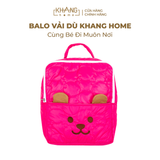 Balo Vải Dù Khang Home - Chống Thấm Nước, Cho Bé Đi Học, Đi Chơi