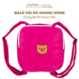  Balo Vải Dù Khang Home - Chống Thấm Nước, Cho Bé Đi Học, Đi Chơi 