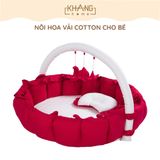 Nôi Hoa Vải Trẻ Em Khang Home Tiện Lợi Và An Toàn Cho Trẻ Sơ Sinh