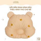 Gối Nằm Định Hình Đầu Thêu Hình Thú Cho Bé Khang Home