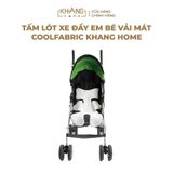  Tấm Lót Xe Đẩy Em Bé Vải Mát CoolFabric Khang Home - Mát Dịu Và Chống Thấm Vượt Trội 