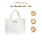 Túi Bỉm Sữa Vải Lông Mommy Bag Khang Home
