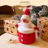 Hộp Đựng Quà Noel Giáng Sinh 3D Vải Velboa Cho Bé Yêu Khang Home - Phụ Kiện Đựng Quà Noel Dễ Thương