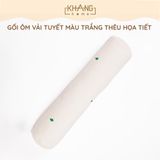  Gối Ôm Vải Tuyết Thêu  Cao Cấp KhangHome Mềm Mại Cho Giấc Ngủ Của Bé Kích Thước 15x70cm 