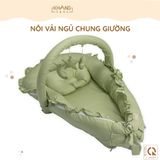 Nôi Vải Ngủ Chung Giường Cho Trẻ Sơ Sinh Khang Home - Cotton Thiên Nhiên Cao Cấp - Giặt Máy Tiện Lợi