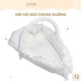 Nôi Vải Ngủ Chung Giường Cho Trẻ Sơ Sinh Khang Home - Cotton Thiên Nhiên Cao Cấp - Giặt Máy Tiện Lợi