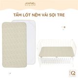 Lót Trải Nệm Cho Bé Sơ Sinh Khang Home - Chất Liệu Vải Sợi Tre An Toàn, Thấm Hút Tốt, Không Thấm Ngược