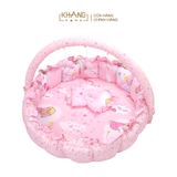 Nôi Hoa Vải Trẻ Em Khang Home Tiện Lợi Và An Toàn Cho Trẻ Sơ Sinh