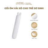 Gối Ôm Vải Xô Muslin Cho Trẻ Sơ Sinh Khang Home Thấm Hút Tốt 12x60cm