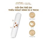  Gối Ôm Trẻ Em Hoạt Hình Khang Home - 100% Cotton, Thoáng Mát, Êm Ái 