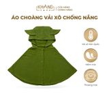 Áo Choàng Chống Nắng Vải Xô Khang Home - Thoáng Mát, Thấm Hút Mồ Hôi