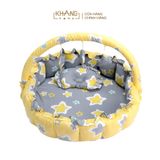Nôi Hoa Vải Trẻ Em Khang Home Tiện Lợi Và An Toàn Cho Trẻ Sơ Sinh